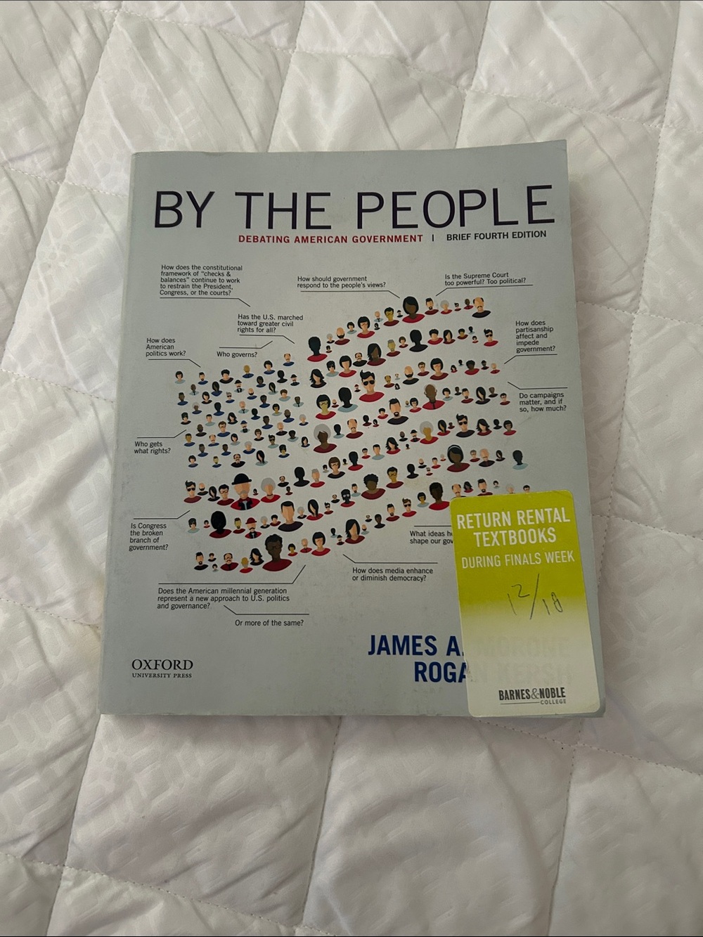 By The People Debating American Government Textbook - Brief Forth Edition